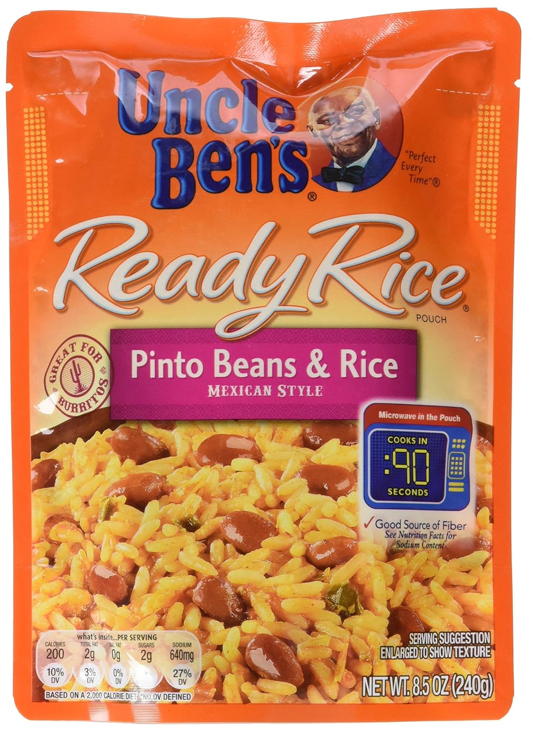 UNCLE BEN'S Ready Rice Pinto Beans and Rice, 8.5 oz
