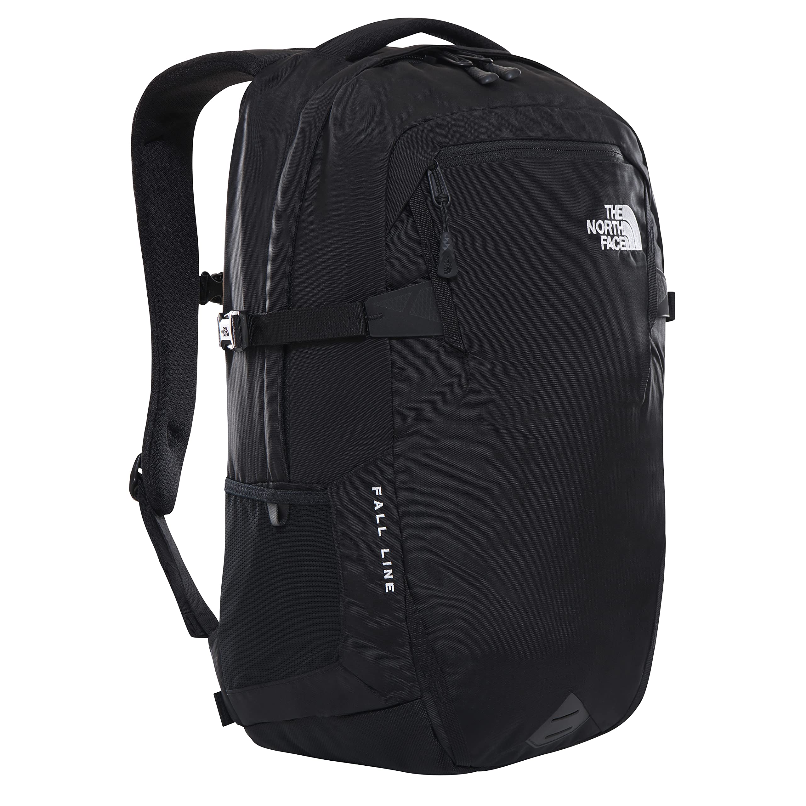 The North Face - Fall Line Backpack - Reflective Backpack for School, Work and Travel with Fleece-Lined Laptop Sleeve - TNF Black