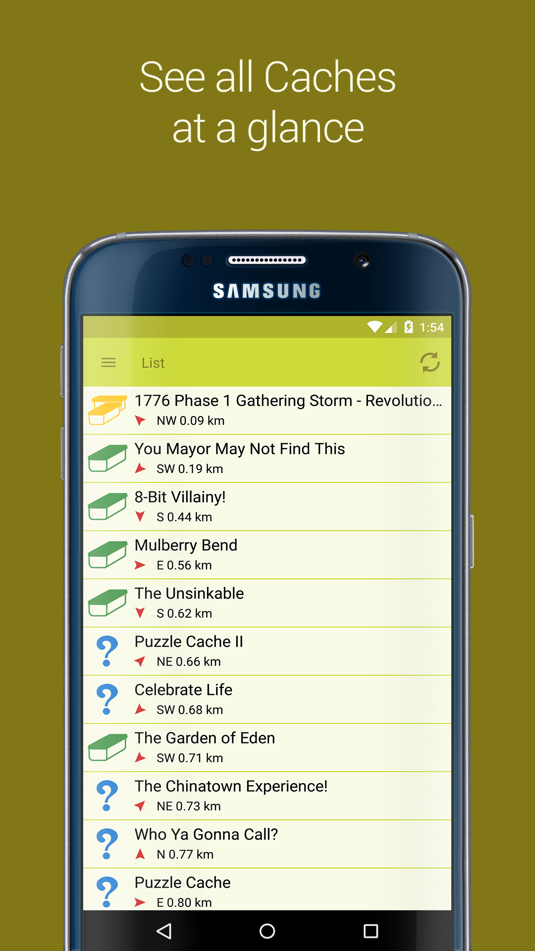 Geocaching App & Widget