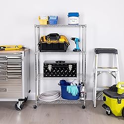 Seville Classics Solid Steel Wire Shelving Storage