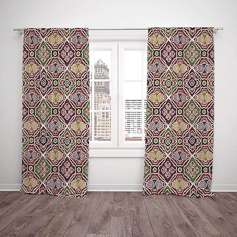 Thermal Insulated Blackout Window Curtain Japanese Traditional
