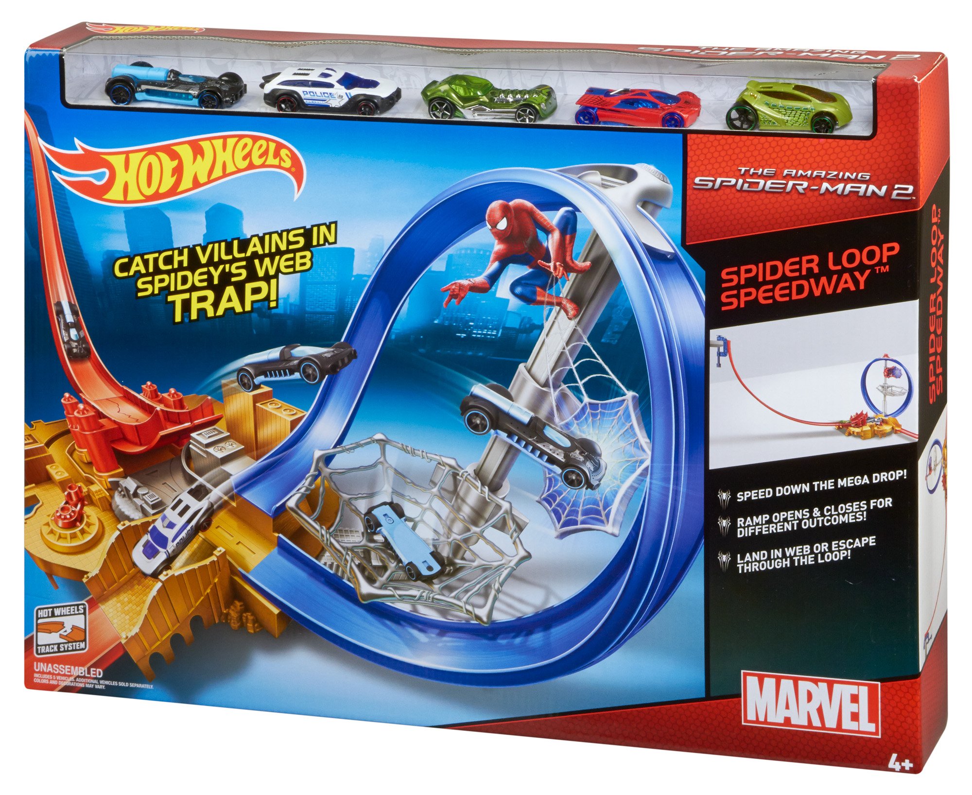 hot wheels marvel track set