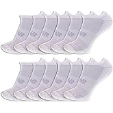 New Balance unisex-adults Performance Cushioned No Show Socks - 6 & 12 Pairs - Moisture Wicking