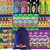 Healthy Snacks for Adults ( 30 Count ) - Bars Nuts and Trail Mix Individual Packs Variety Sampler - Care Package Box Gift Bas