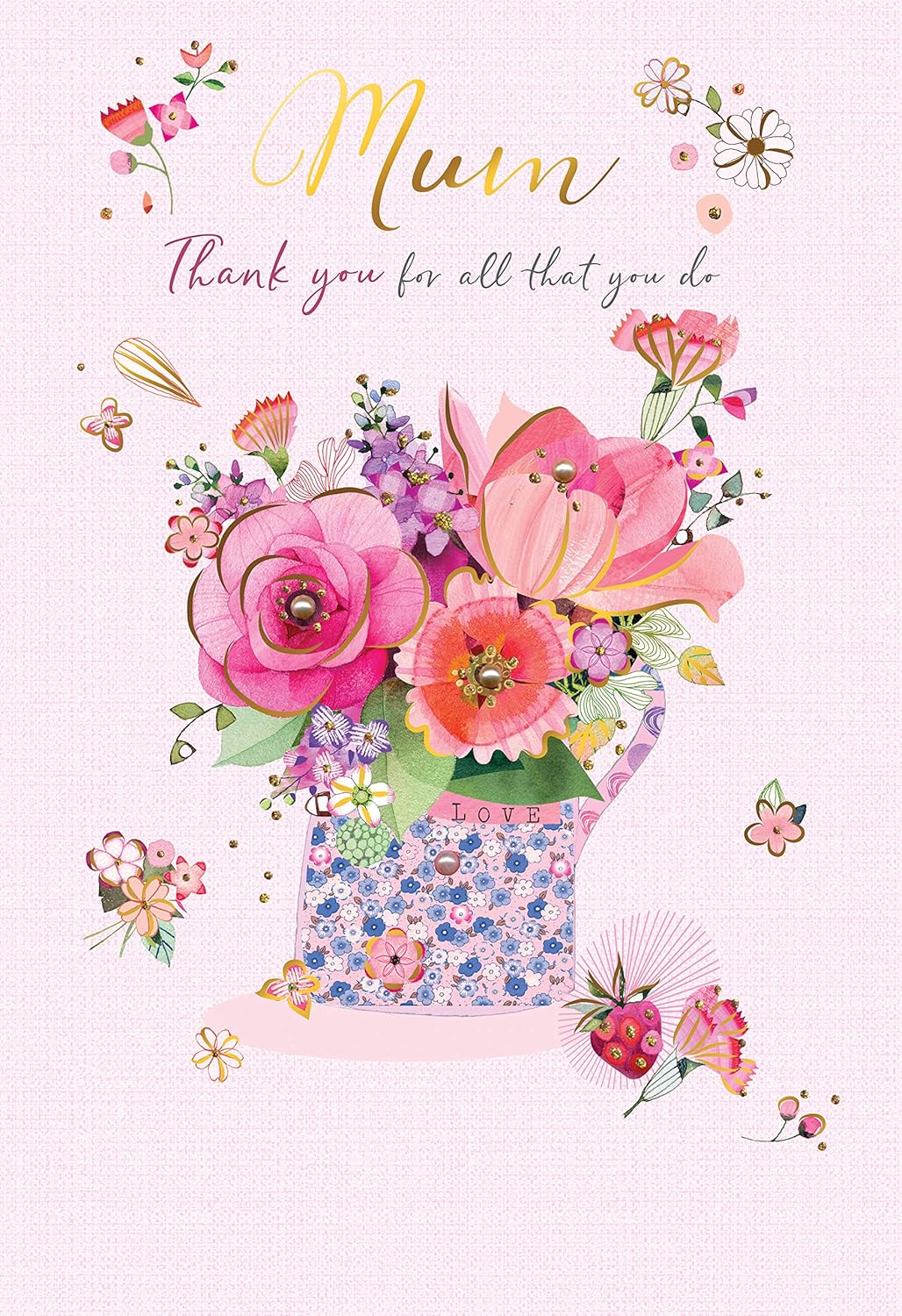 Second Nature Magnifique Mother's Day Card, MMG003A, 26cm x 18cm