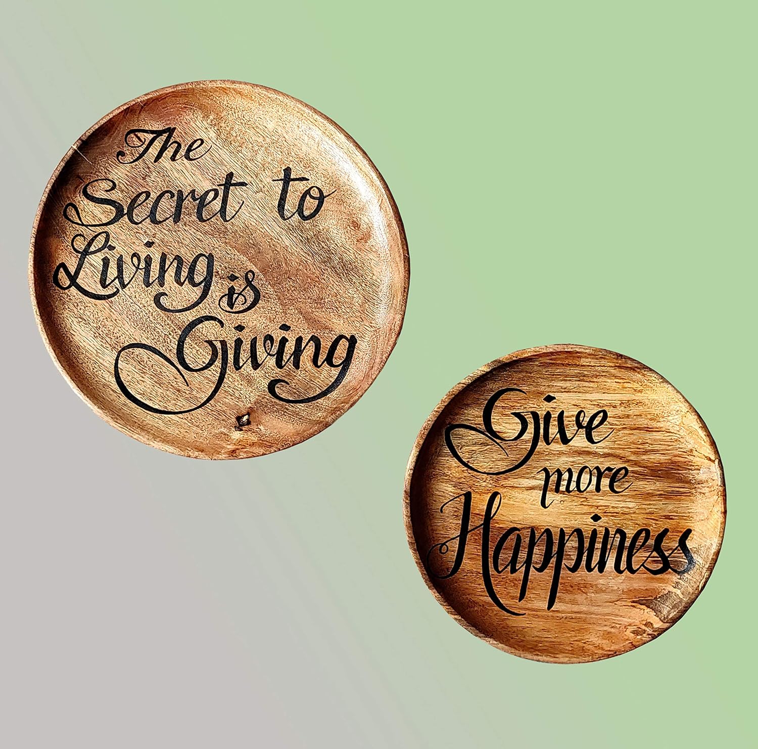 Sampoorna Enterprise Spread Happiness Calligraphy Combo Plates Amazon In Home Kitchen