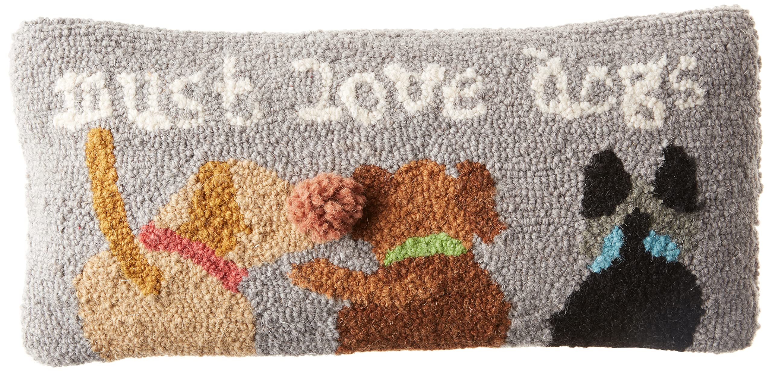 Mud Pie MUST LOVE DOGS HOOK PILLOW
