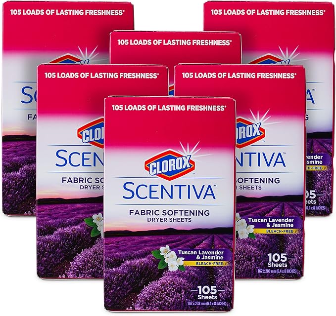 clorox scentiva dryer sheets