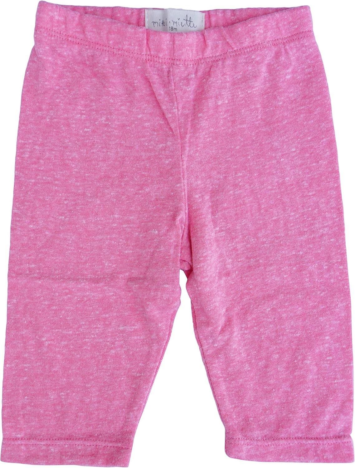 MikiMiette Baby Girls Crop Leggings Super Soft and Comfortbale 65% Cotton 35% Polyester: Clothing