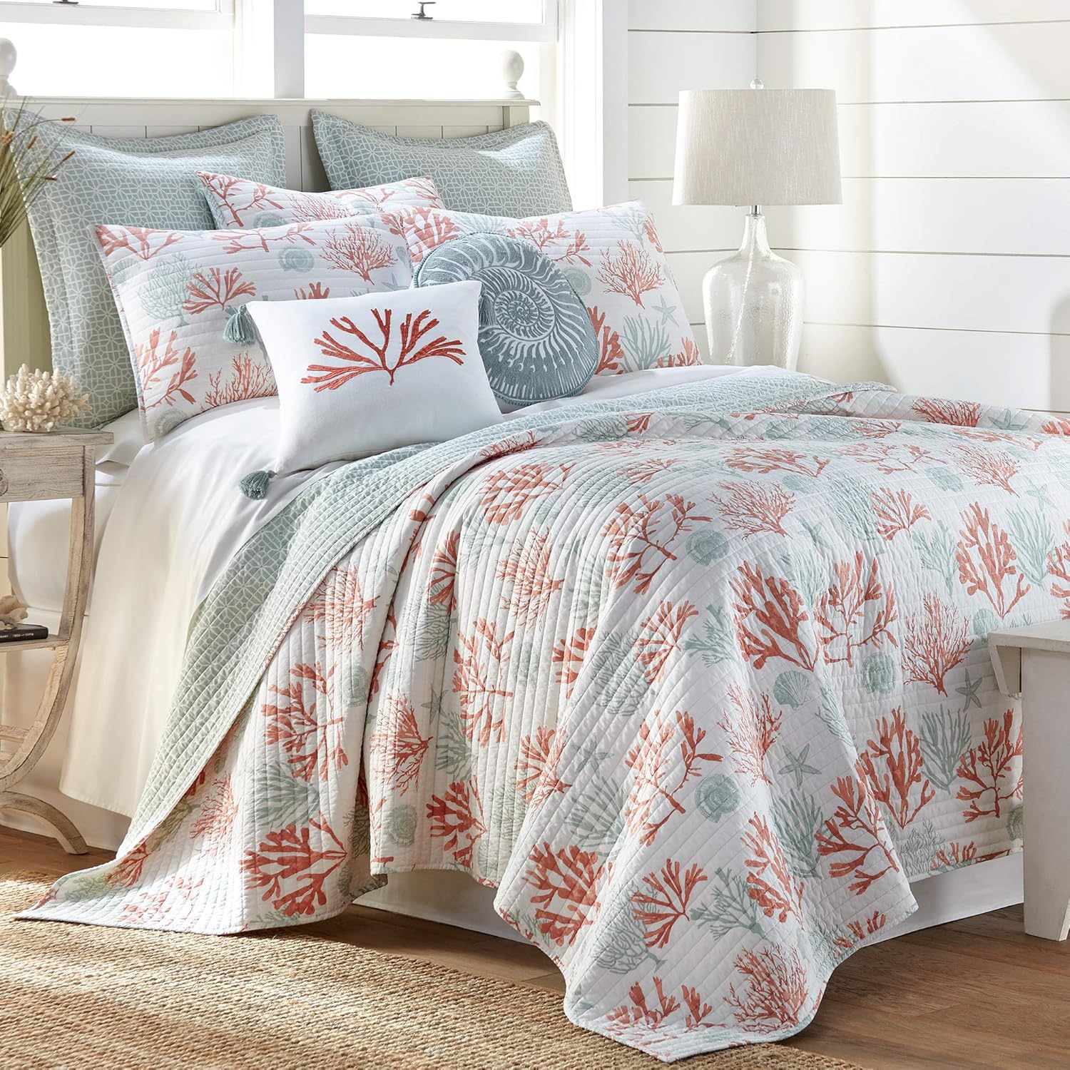 Levtex home Cape Town Quilt Set King Quilt + Two King