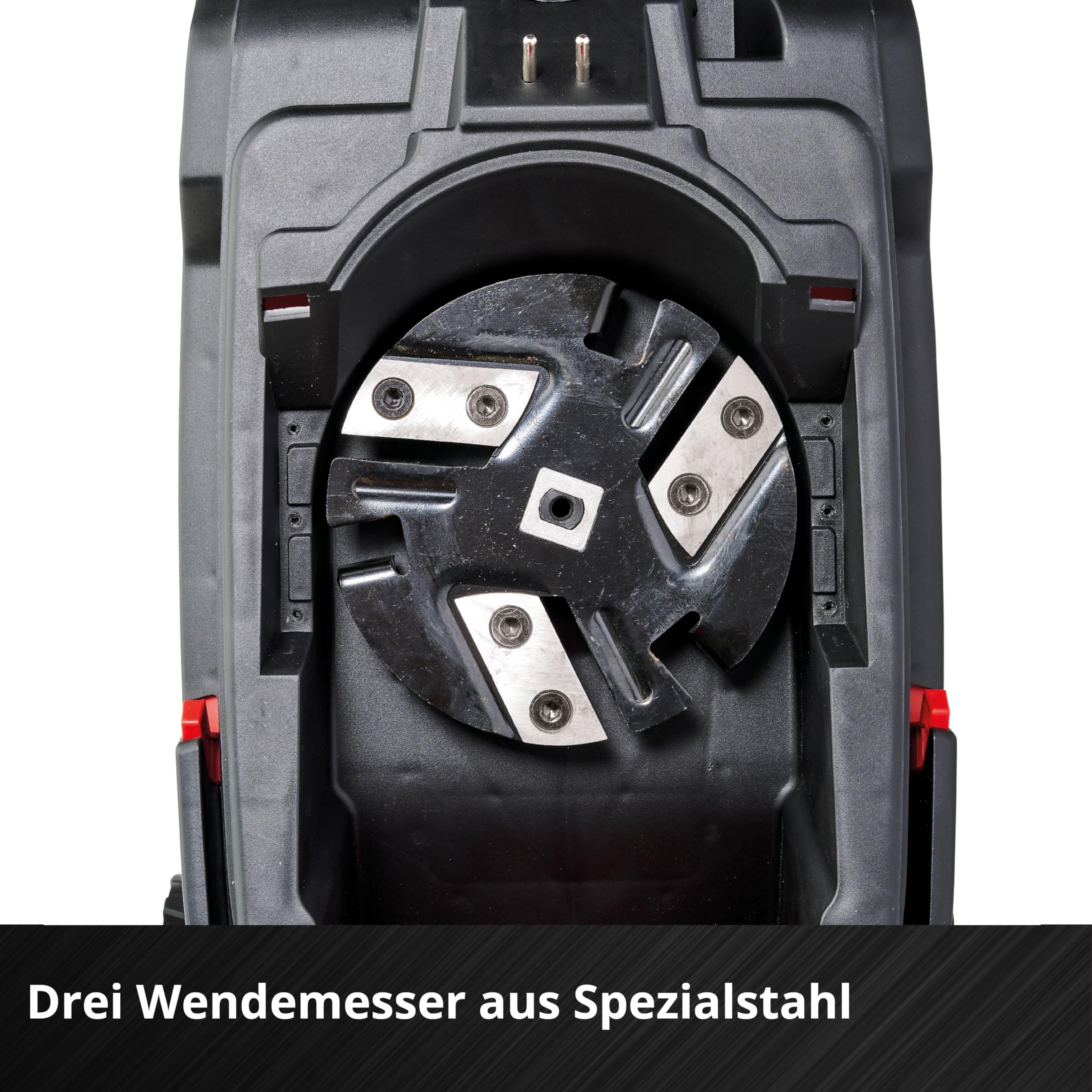 Einhell Akku-Messerhäcksler REDAXXO 36/25 Power X-Change (36 V, max. 25 mm Aststärke, 3 Wendemesser aus Stahl, 55 L Fangsack, Transportgriff, Stopfer) 5