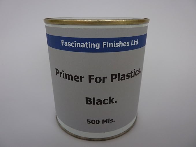 1 x 500ml Black Plastic Primer Paint GRP Fiberglass Boat Caravan