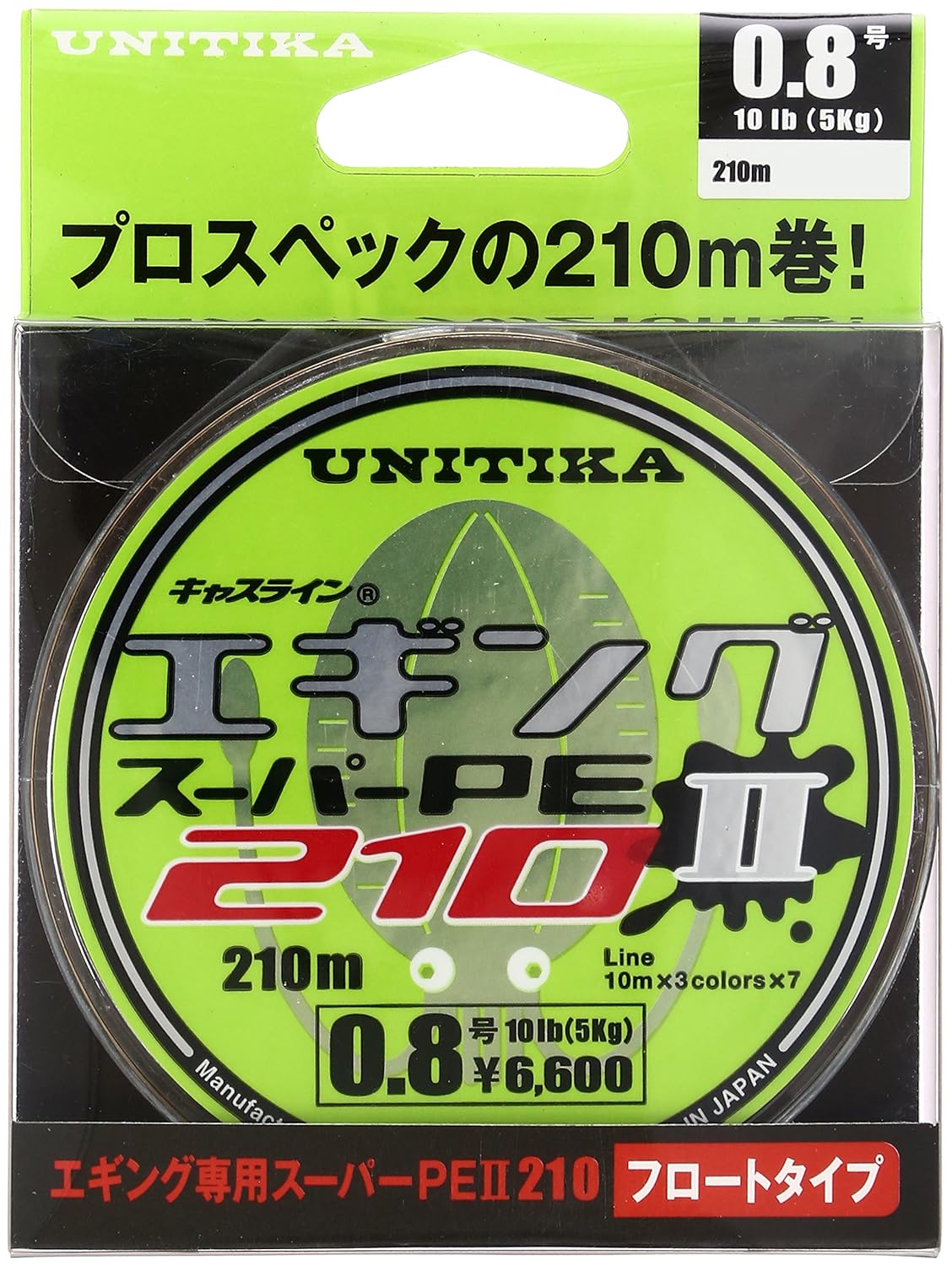 ユニチカエギングスーパーＰＥ０．８号