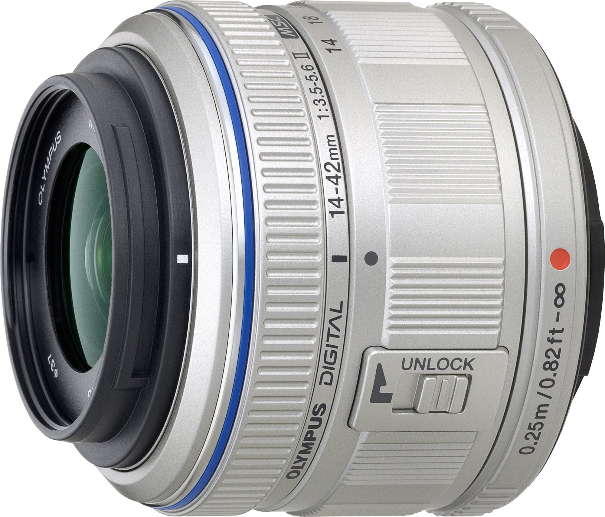 Olympus Standard Zoom Lens M.Zuiko Digital 1442Mm F3.55.6 Ii Silver