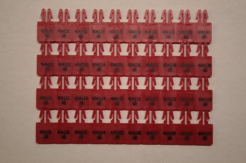 Numbered Red Arrow Seal Tamper Evident Seals Box of 500