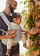 Ergobaby Omni Dream Baby Carrier Pearl Grey 4 Positions from Birth view 4