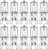 GMY G9 Halogen Bulbs 34W 230V 2700K Warm Dimmable 10 Pack
