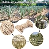 SANNIX Sisal Rope for Cat Scratcher 29.8m 98ft 6mm Natural Hemp Plant Rope view 3