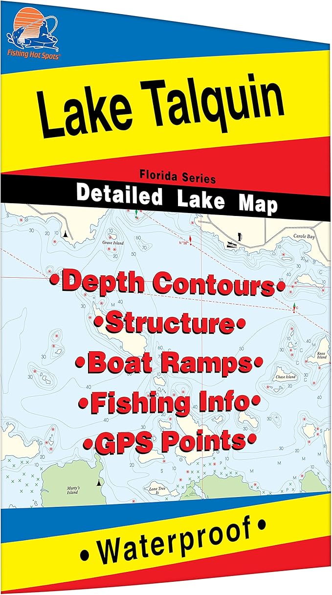 Lake Talquin Fishing Map Sports & Outdoors