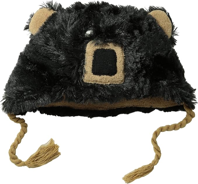 Hatley Little Boys' Fuzzy Fleece HatsBear Cold Weather