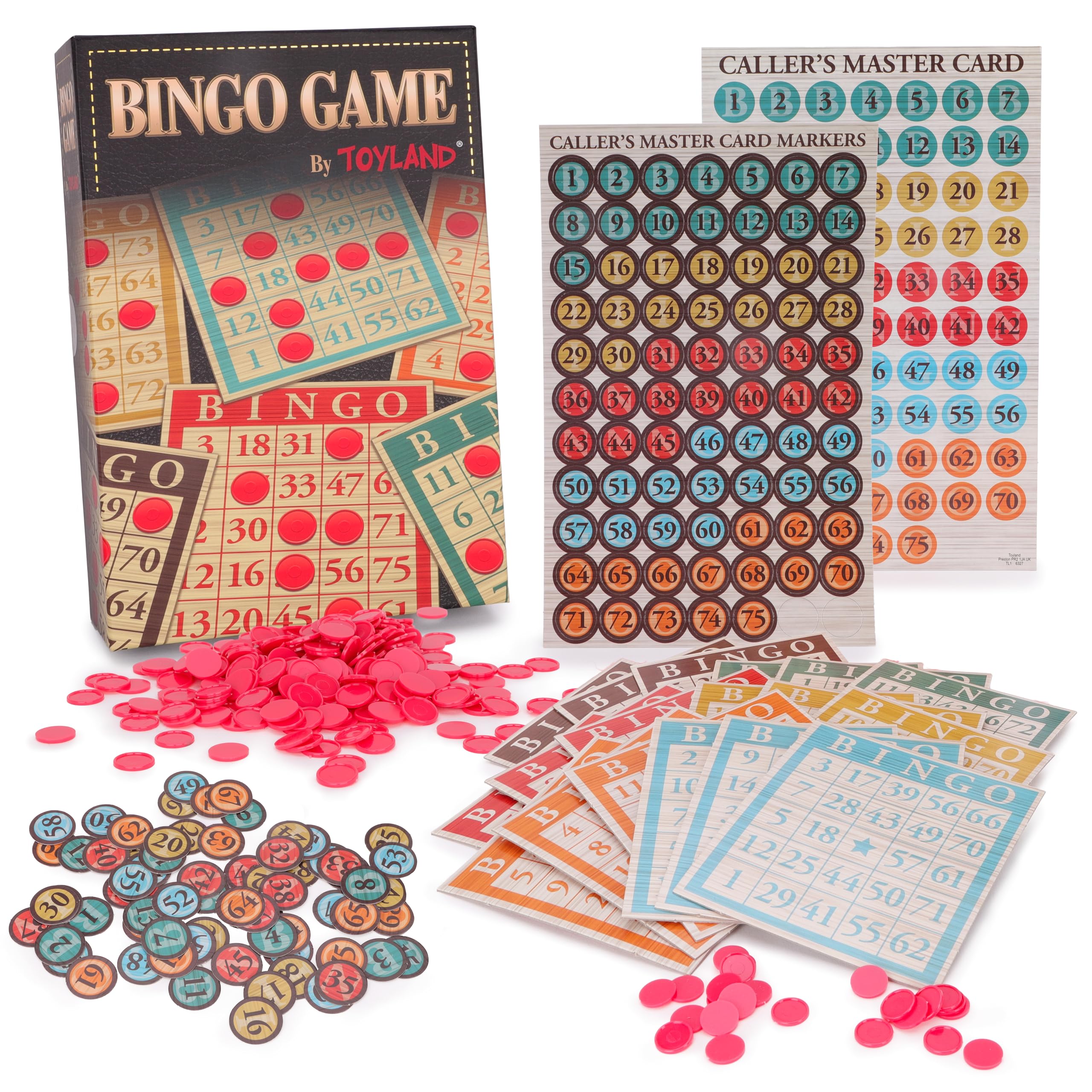 Toyland® 28cm (11") Classic Bingo Game Set - Traditional Party Games & Activities