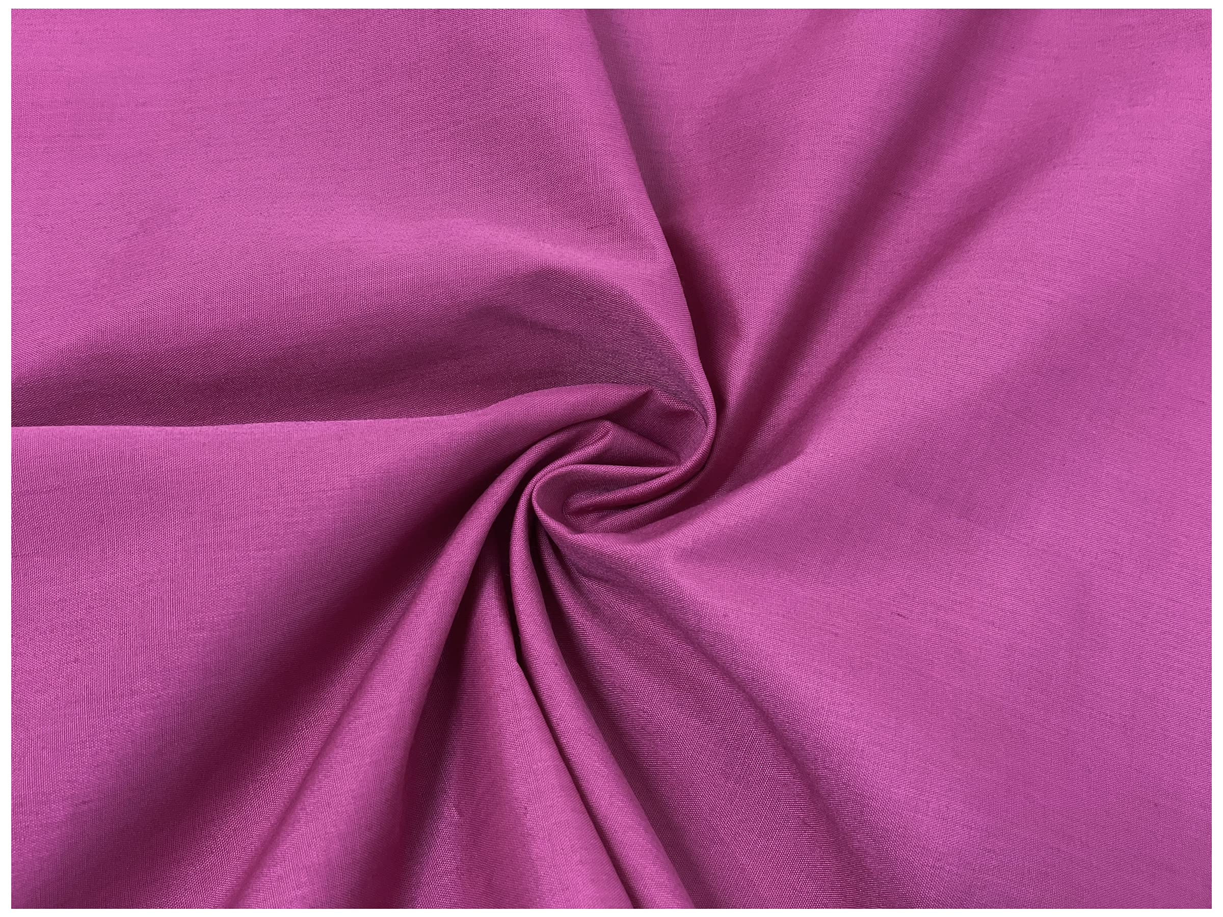 Cerise Pink Plain Polycotton Fabric Material Poly Cotton Dress Craft Material 45" Wide - Pre Cut Sizes 200cm x 114cm (79" x 45")