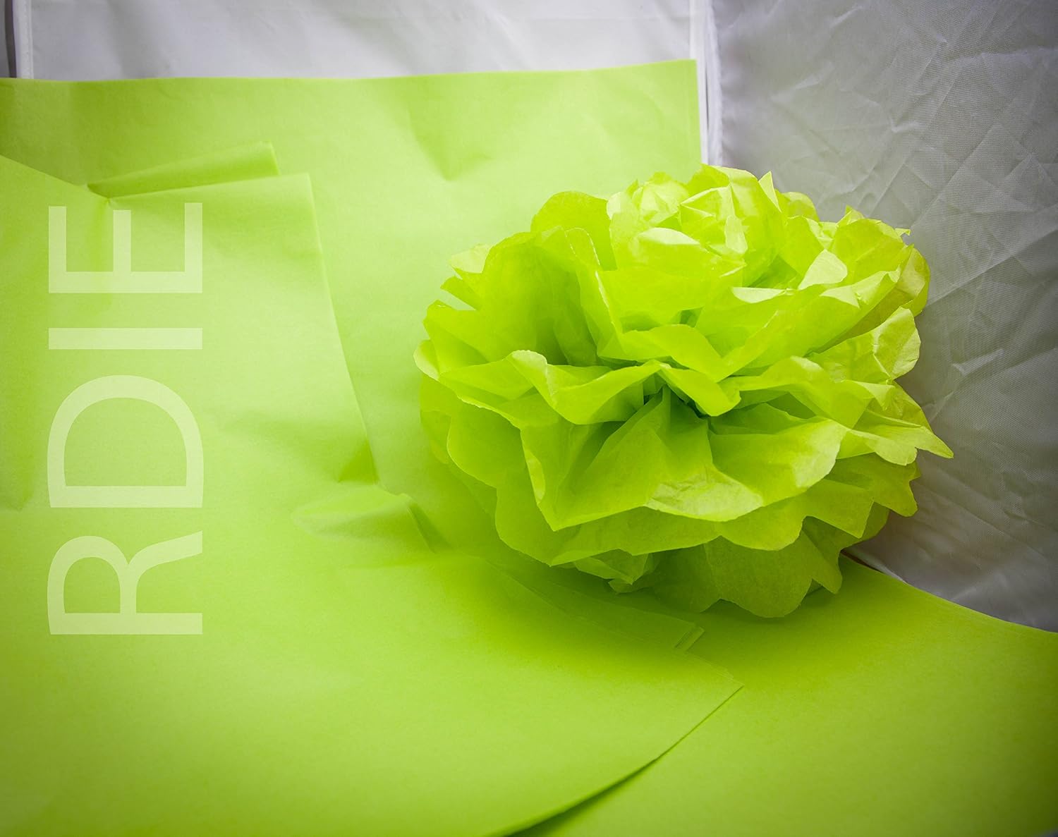 Papier De Soie Vert Jade - 50 Feuilles 70x50cm, Sans Acide, Pour Emballage Et Loisirs Créatifs