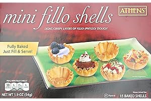 RUSEPIN Athens, Mini Fillo Dough Shells, 15 Count (Frozen)