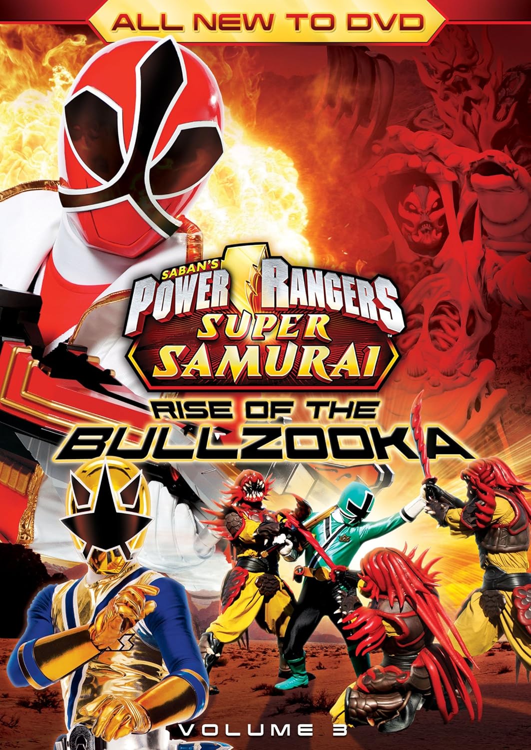 Power Rangers Super Samurai Rise Of The Bullzooka Vol. 3 [DVD] Alex Heartman