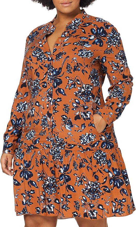 Samoon Women's Kleid Gewebe Casual Dress Amazon.co.uk Clothing