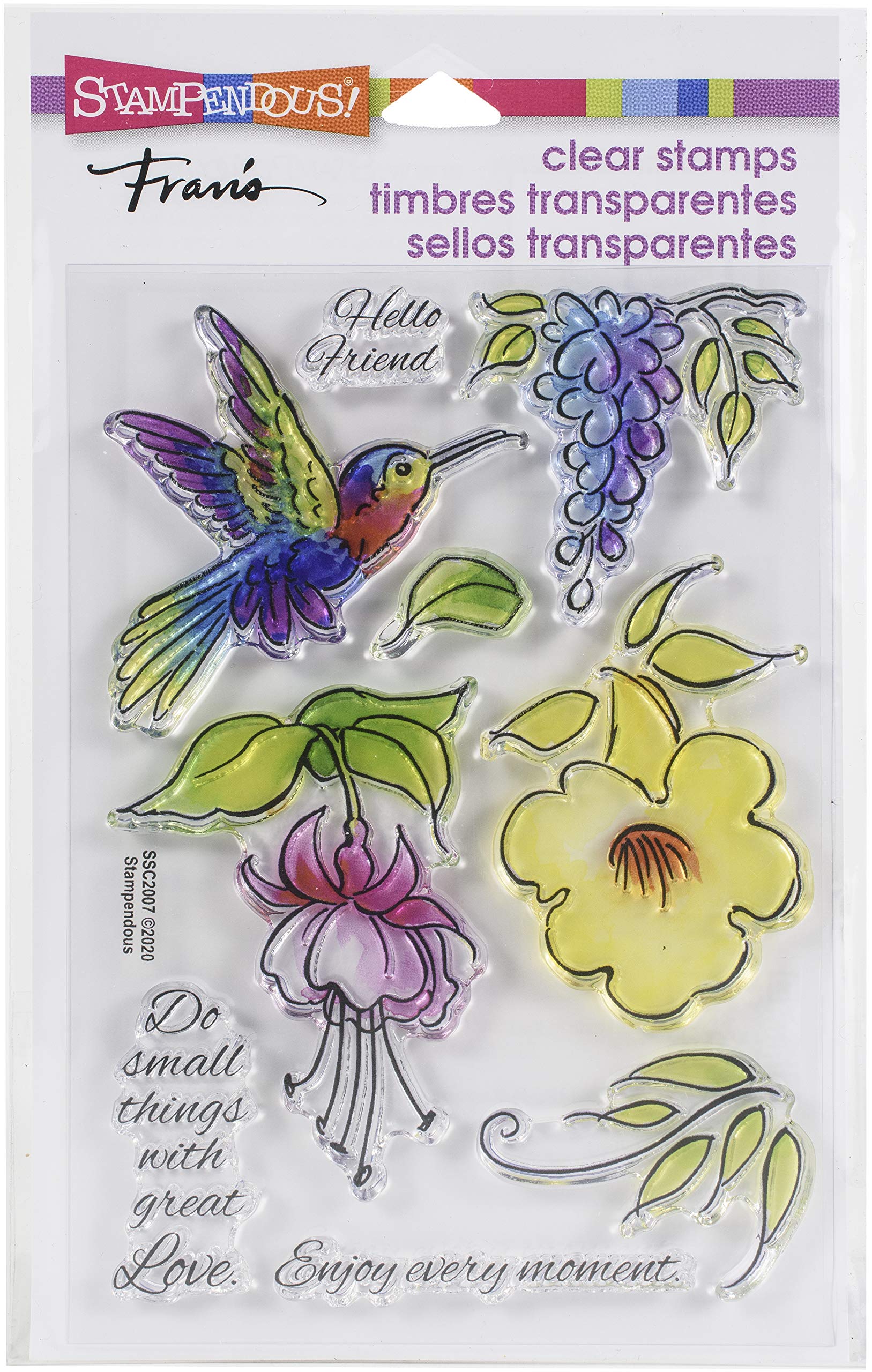 STAMPENDOUS CLEAR STAMPS STAMPND HUMMINGBIR
