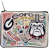 Catstudio Zipper Pouch, University of Georgia Travel Toiletry Bag, 5 x 7, Ideal Makeup Bag, Dog Treat Pouch, or Purse to Organize Supplies for Grads & Alumi