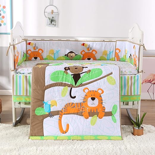 forest green crib bedding