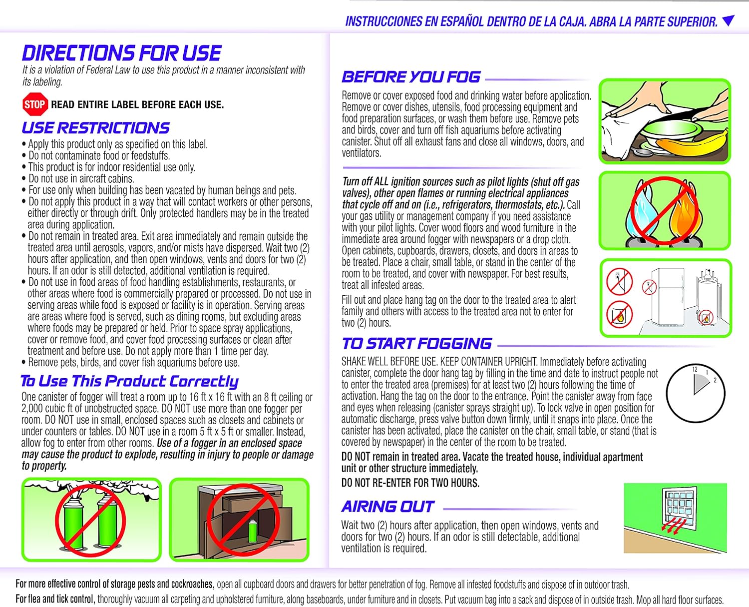 Hot Shot 95911 AC1688 Bedbug & Flea Fogger, Pack of 3, Purple : Hot Shot Bed Bug Fogger : Garden & Outdoor