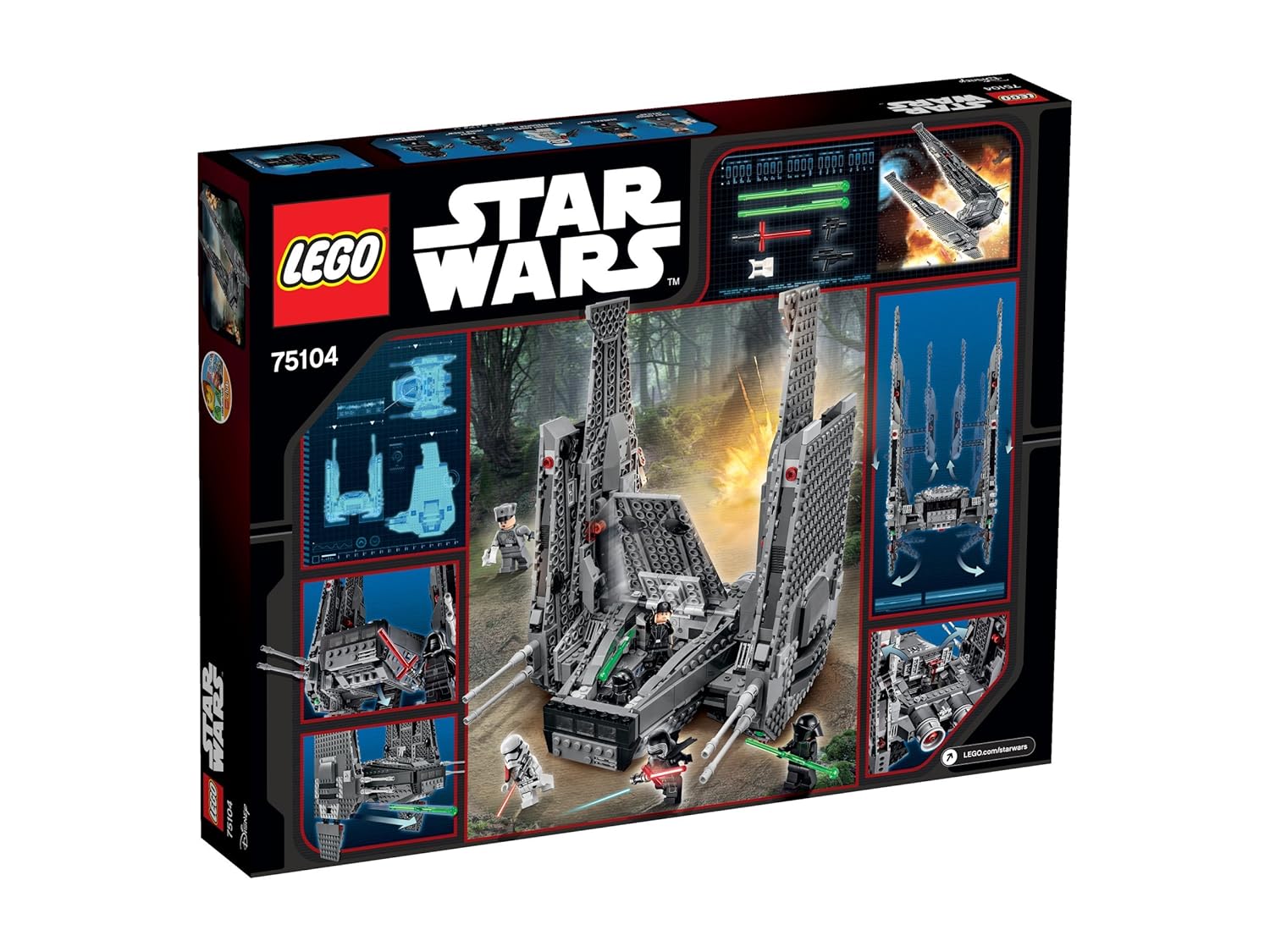 Amazoncom Sw Kylo Rens Command Shuttle Toys Games