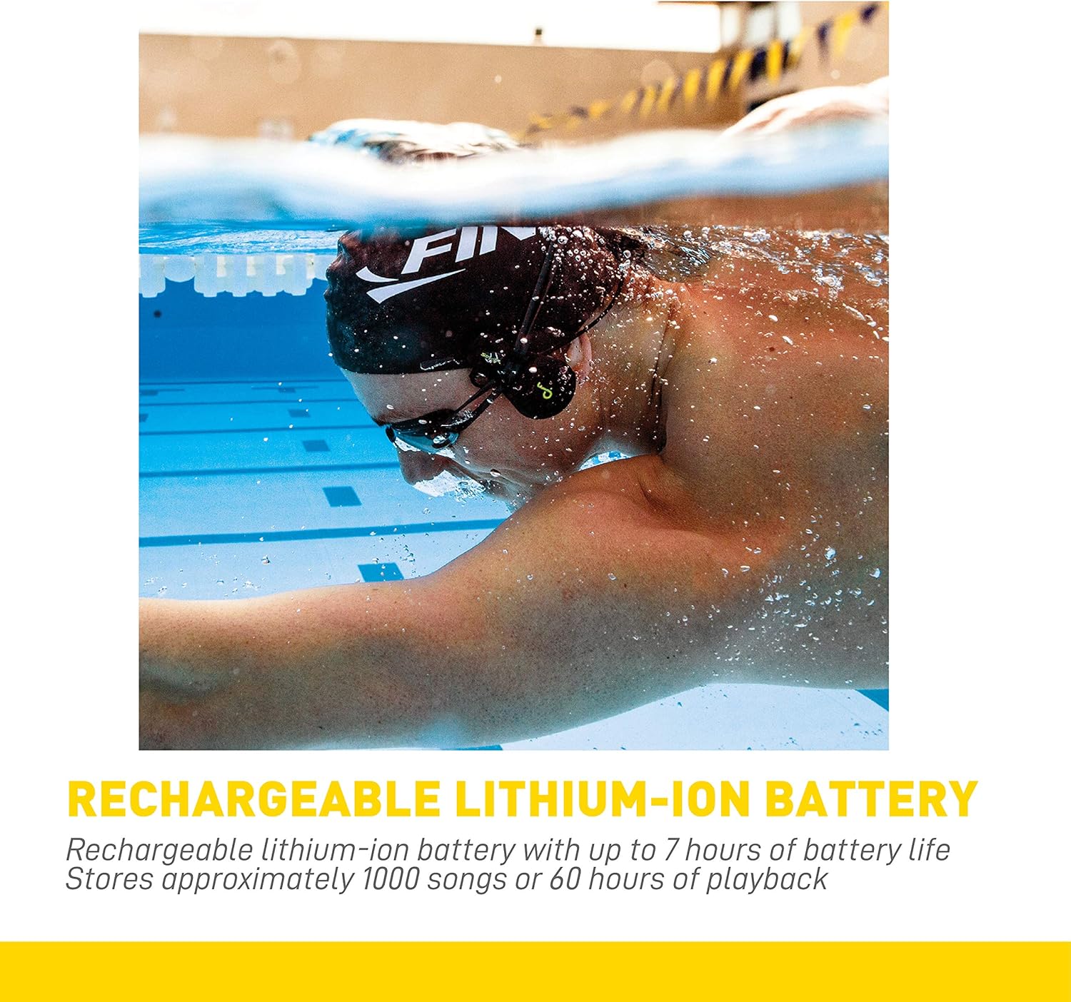 FINIS Duo Underwater Bone Conduction MP3 Player: Sports & Outdoors
