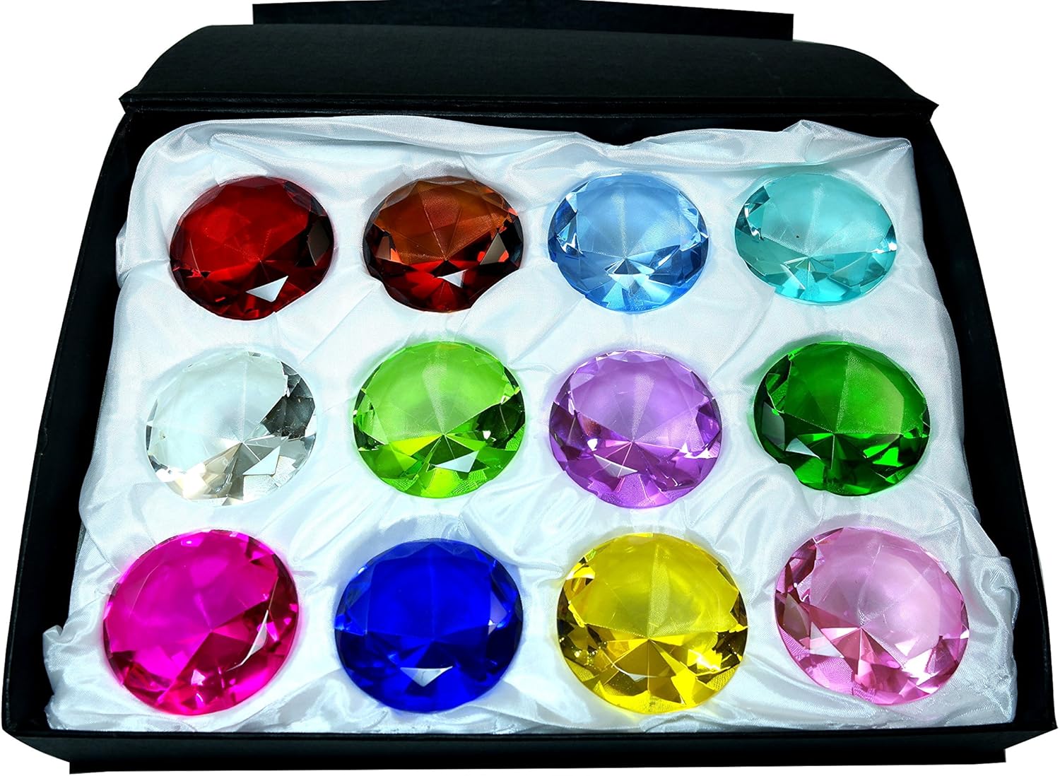 50mm Box Set x 12pcs Glass Crystal Diamond Paperweights Tripact Other Products