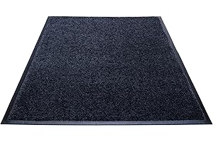 GUARDIAN FLOOR PROTECTION Guardian Platinum Series Indoor Wiper Mat, Nylon/Polypropylene, 48 x 72, Gray (94040630),Grey