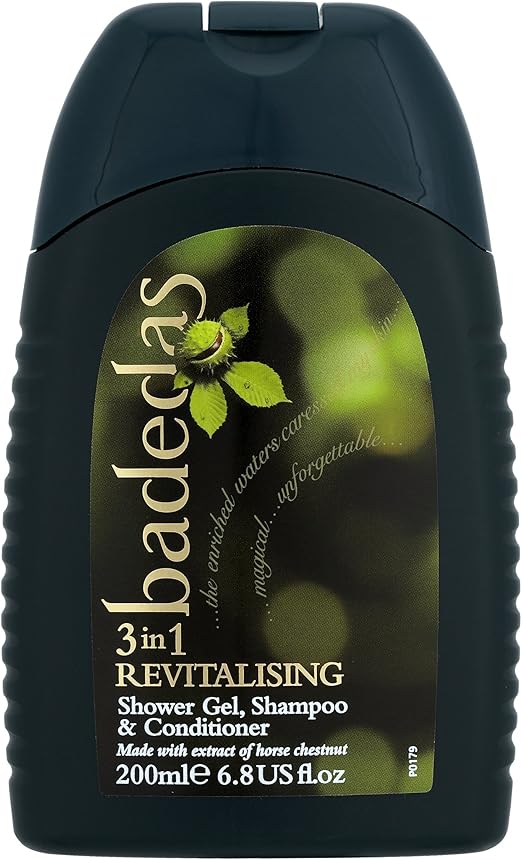 Badedas Revitalising Shower Gel, Shampoo & Conditioner 200ml Amazon.co