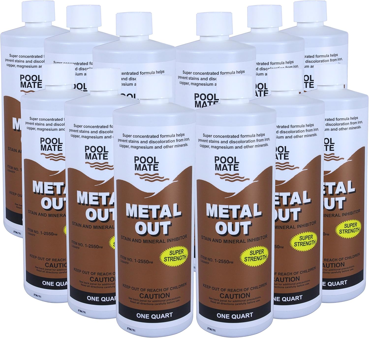 Pool Mate 1-2550 Mineral Out and Stain Remover for Swimming Pools, 1-Quart : Garden & Outdoor