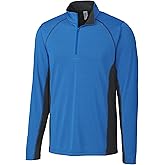 Clique Ice Pique Colorblock Mens Half Zip Tech Pullover