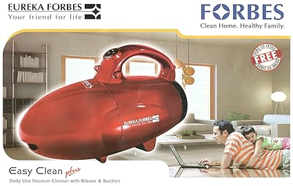 EUREKA FORBES Easy Clean Plus 800-Watt Handheld Vacuum Cleaner(Metallic Red/Black)