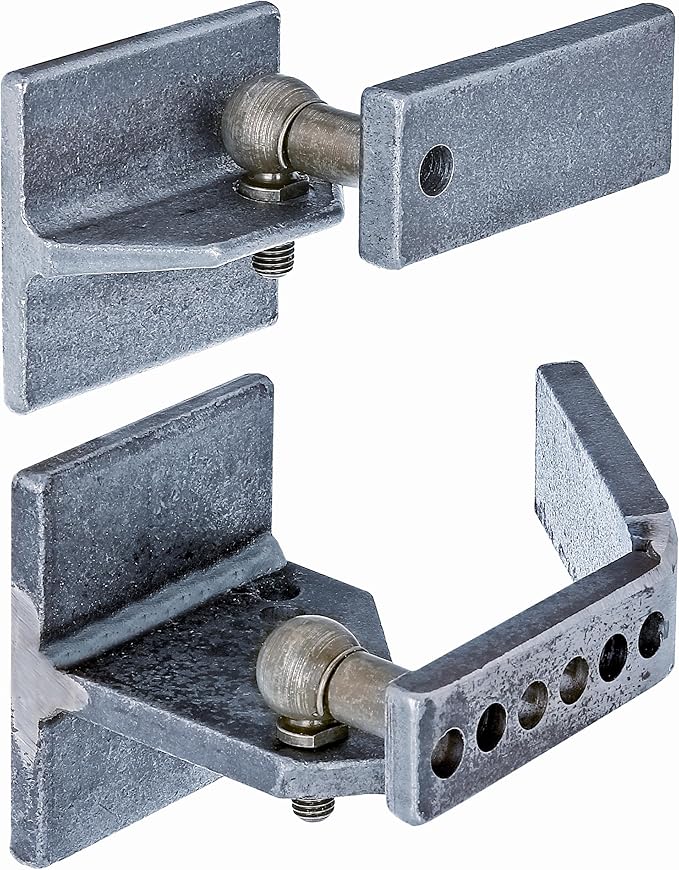GahAlberts 411725 Raised Gate Fitting for Metal Gates for Uneven