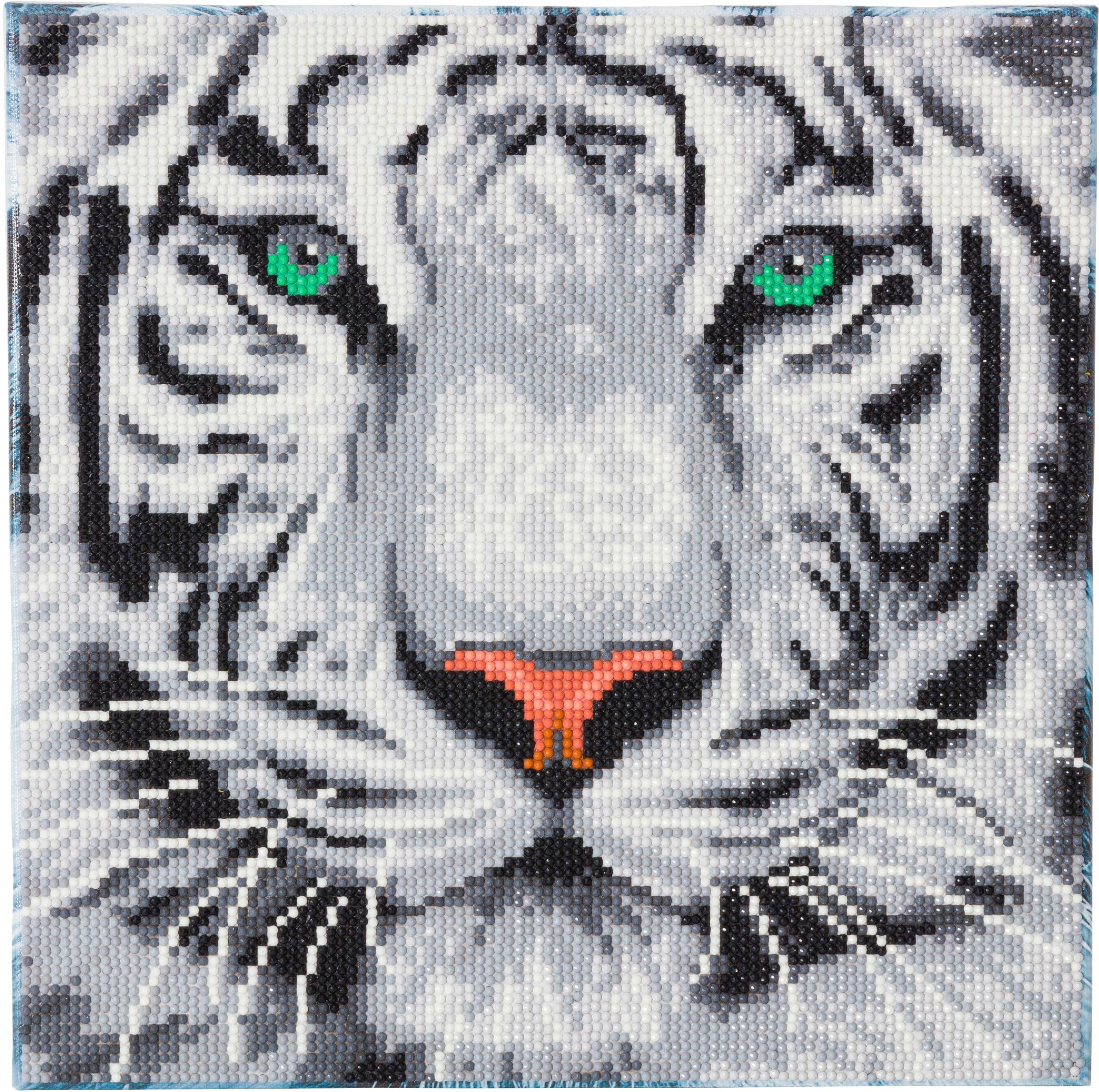 White Tiger, 30x30cm Crystal Art Kit