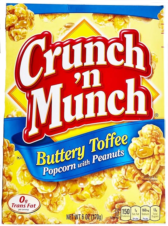 Crunch 'N Munch Buttery Toffee Popcorn with