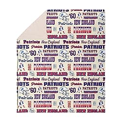 FOCO New England Patriots NFL Retro Sherpa Fleece