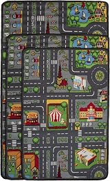 ED Roseley City Town Car Toy Playmat Rug for Kids 95 x 133 CM view 7