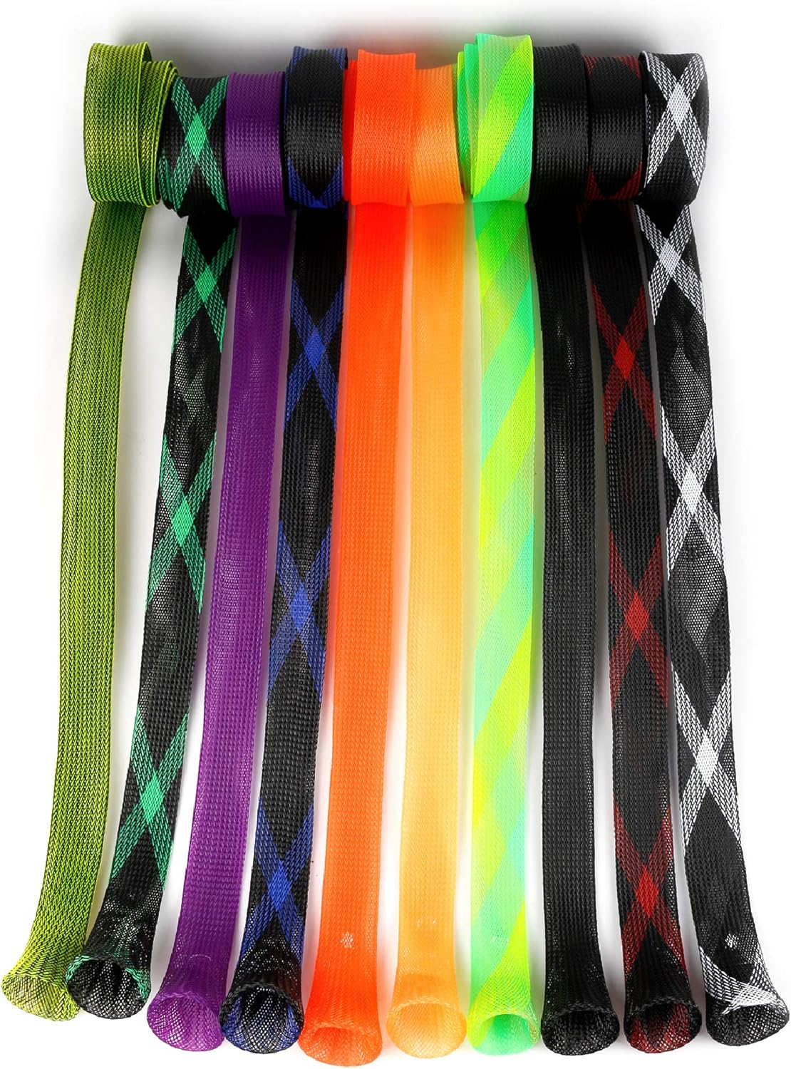 10Pcs Rod Sock Fishing Rod Sleeve Rod Cover Braided Mesh Rod Protector Pole Gloves Fishing Tools. Flat or Pointed End/Spinning or Casting Rods. for Casting Sea Fishing Rod/Spinning Fishing Rod : Sports & Outdoors