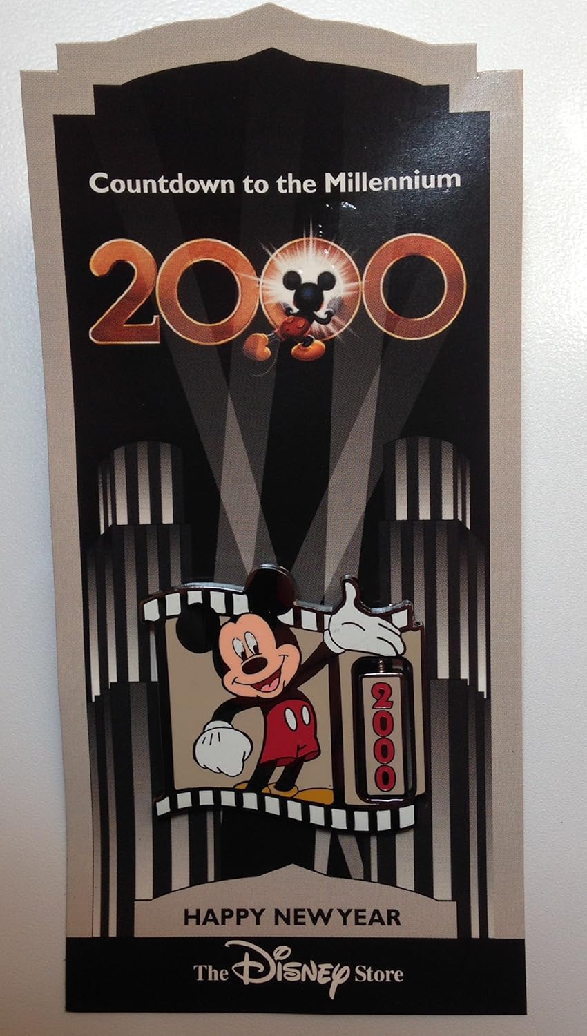 Amazon Com Happy New Year 00 Mickey Mouse Countdown To The Millennium Disney Pin Entertainment Collectibles