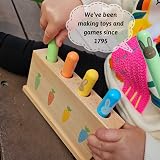 Jaques of London Bunny Pop Up Toy Wooden Educational Toy for 12 Months+ view 4